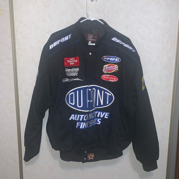 Jeff Hamilton Racing Collection Other - Vintage NASCAR Racing Jacket Black Jeff Gordon Jeff Hamilton Dupont Large